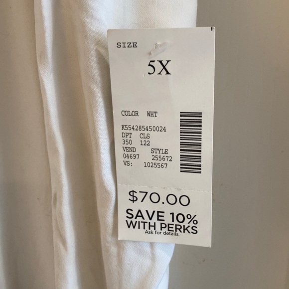 Catherines beaded tank PLUS size 5X - Picture 3 of 4